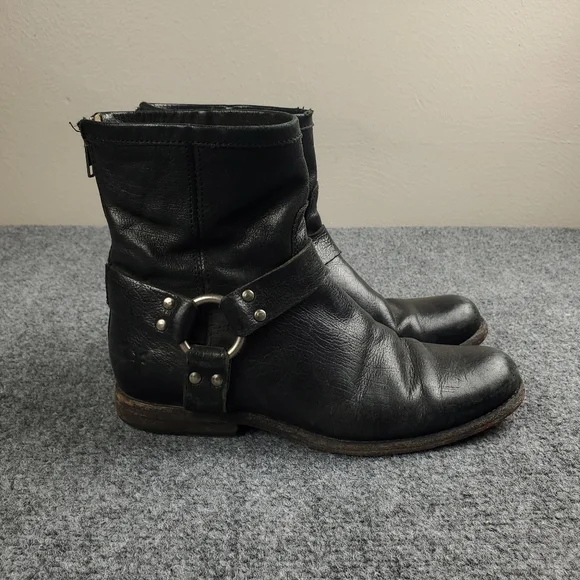 Frye | Shoes | Frye Phillip Harness Boots Womens 75 B 7687  display picture 2